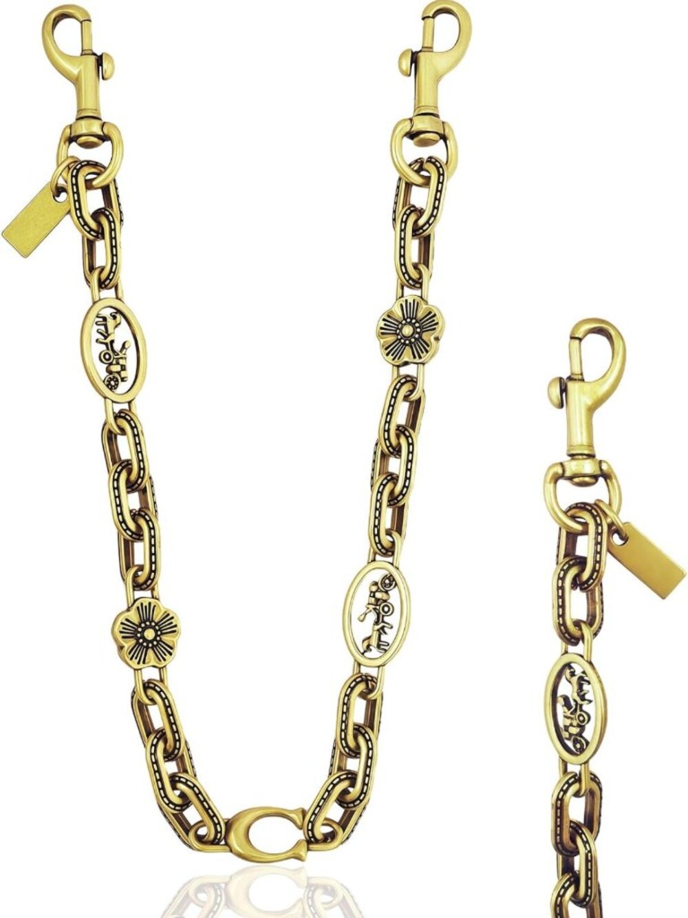 Vintage Bag Chain Charm for Handbag, Purse & Jeans - Stylish Strap Extender